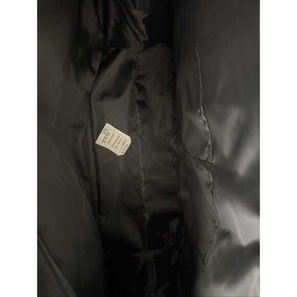 Victoria's Secret VS Logo Large Weekender Black Quilted Tote Zip Duffle Bag NEW - Picture 9 of 13